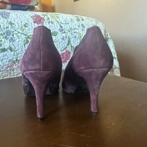 Apt. 9 suede burgundy heels